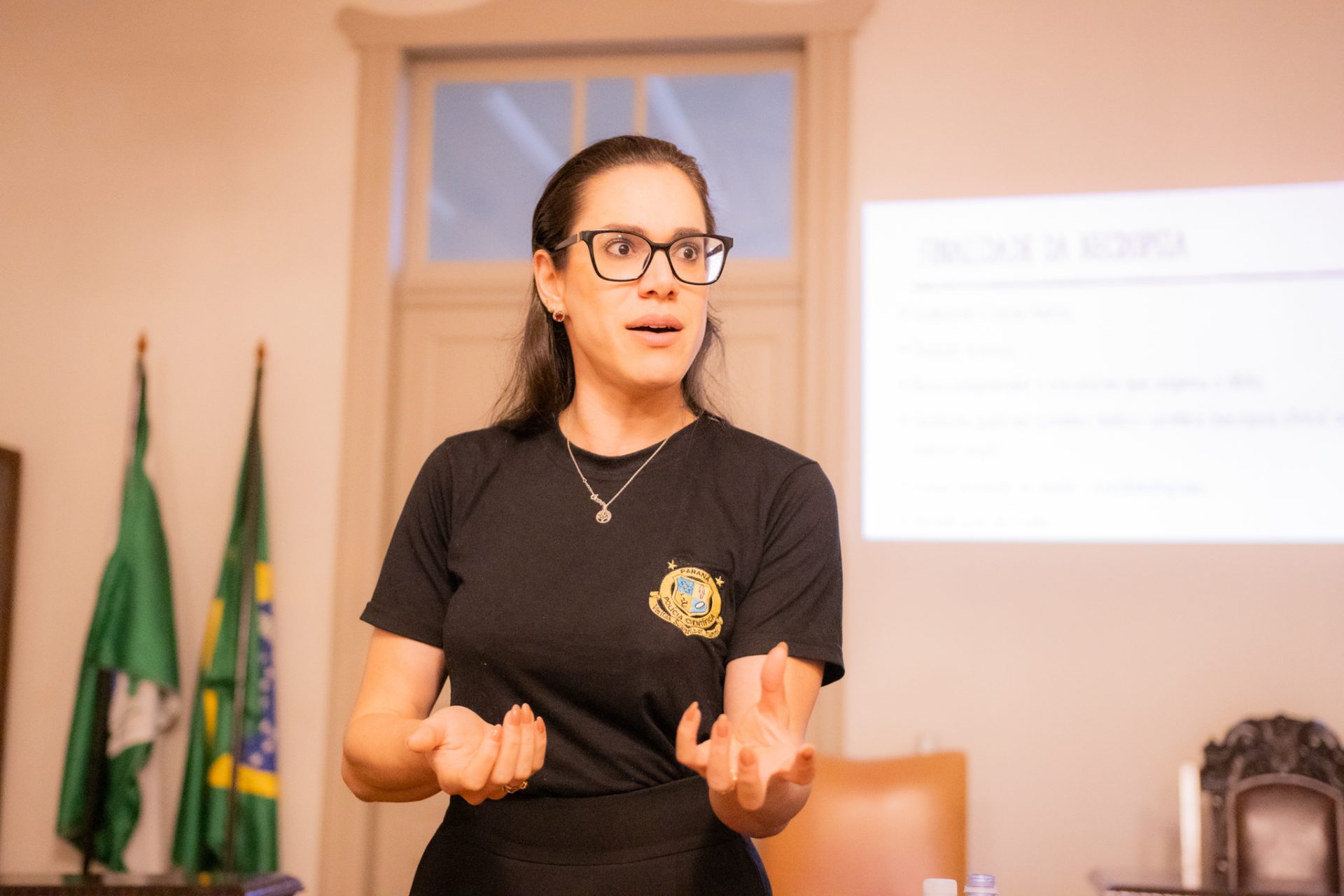 Palestra sobre a rotina no necrotério atrai público ao Museu Campos Gerais